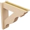 Ekena Millwork 5 1/2-in W x 20-in D x 20-in H Funston Trad Rough Cedar Woodgrain TimberThane Outlooker, Primed Tan OUTUR055X20X20FST04RCPR - alternate 2